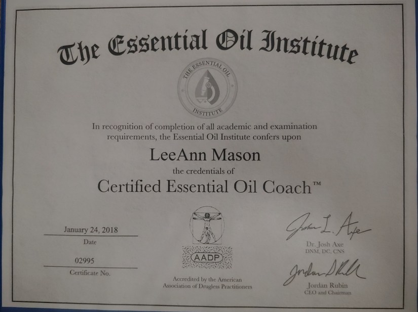 AADP Certifications LeeAnn Mason
